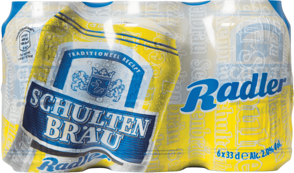 Schultenbrau Radler sixpack blikjes